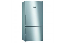 BOSCH SERIES 6 FREESTANDING FRIDGE-FREEZER STAINLESS STEEL ANTI-FINGERPRINT  186