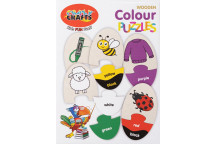 COLOURS AND WORDS CRAFT ENGLISH PUZZLE