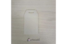 ACRYLIC BLANK CRAFT GIFT TAG