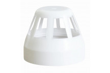 EUROCELT SUNRIDGE COWL VENT SV WHITE 110MM POLYPROP