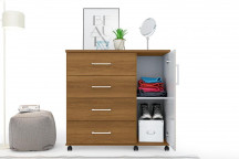 FREIJO 4 DRAWERS AND 1 DOOR BELLE CHEST