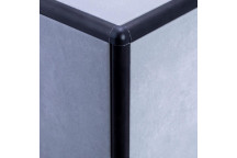 CHARCOAL BLACK QUADRANT EDGE TRIM DECOR   12MM X 2.5M