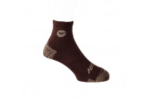 EXPLORATION LONG CHOC BROWN MENS SOCKS