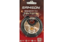 BOLTFIX DISCUS PADLOCK BLACK BUMPER 70MM SAMSON.