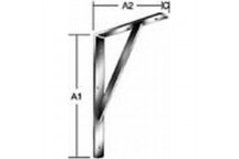 BRACKET STAYED 00159300W WHITE 300X200MM
