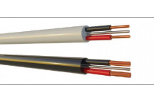 SURFIX WHITE 2 CORE AND EARTH CABLE 4MM