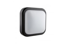 EUROLUX SQUARE COOL WHITE PLASTIC LED BULKHEAD 230V 14W