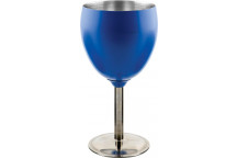 HOMEQUIP WINE GOBLET STAINLESS STEEL MATT FINISH BLUE