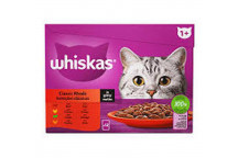 WHISKAS ADULT CAT FOOD CLASSIC GRAVY 12X85G
