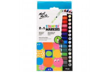 2 IN 1 STAMPER MARKER 14 PIECE