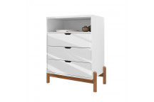 ANTARES WHITE 3XDRAWER DRAWER CABINET