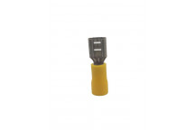 HELLERMANN 3DF YELLOW CABLE LUG 6.35 8PIECE