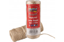 NATURAL CRAFT ROPE JUTE 2MMX50M