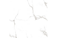 PORCELAIN POLISHED BIANCO CARRARA GLAZED FLOOR TILE 600MM X 600MM 1.44M2