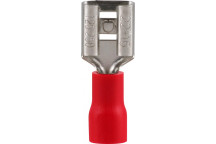RUWAG RED TERMINAL CABLE PRE-INS FEMALE DISCONNECT 2.8MM 8PER PACK