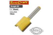TORK CRAFT STRAIGHT ROUTER BIT 19MM