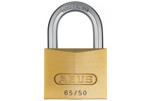 ABUS BRASS LONG SHACKLE BLISTER PADLOCK 50MM