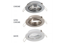 BRIGHTSTAR DOWN LIGHT TILT WHITE METAL
