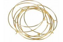 GOLD CRAFT HOOP EARRING 3CM 4PIECE
