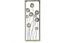 FLOWERS DECOR WALL 21X3X61CM