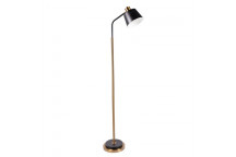 EUROLUX TWIGHT BRASS & BLACK FLOOR LAMP