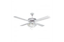 EUROLUX 4BLADE WHITE 52INCH CEILING FAN AND 4X LIGHTS