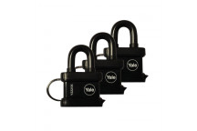 YALE TRAILER PADLOCK TRIO KA 35MM