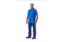 DROMEX ROYAL BLUE PIQUE KNIT GOLFER 2XLARGE