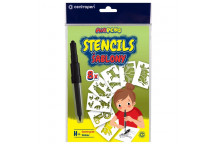 FARM ANIMAL KIDDIES STENCIL 8PIECE