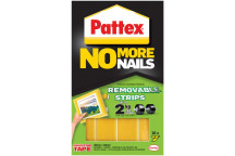 ADHESIVE NO NORE NAILS 2627255 REMOVEABLE MOUNT STRIPS TO 2KG PATTEX