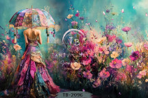 MIDNIGHT BLOOM DECOUPAGE A4