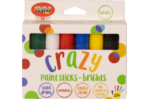 BRIGHT CRAFT PAINT STICKS QUICK DRY 6XCOLOURS