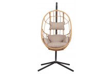 HANGING PATIO CROCUS CHAIR WITH CUSHION