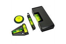 LEVEL SPIRIT KIT WITH CASE 4PIECE TORK CRAFT