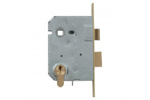 YALE EURO PROFILE CYLINDER GALVANISED UPRIGHT DOOR LOCK