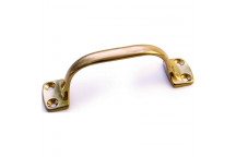 SAFETOP DOOR HANDLE BRASS 127MM