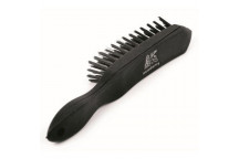 BRAZING BRUSH, PLASTIC SHAPED HANDLE, FINE WIRE