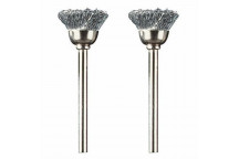 CARBON STEEL BRUSH - CUP 13MM (2X)