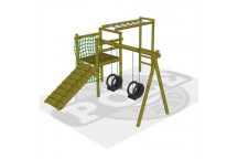 POLE YARD EAGLE JUNGLE GYM 3000X900X495MM