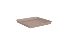 SAUCER PLASTIC VENEZIA SQUARE  TAUPE 45CM ARTEVASI