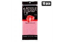 PINK TISSUE PAPER 10X SHEETS 50X66CM