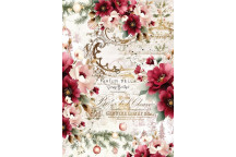BLOOMING WHISPERS DECOUPAGE A4