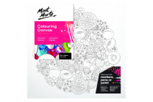 NATURE CRAFT COLOURING CANVAS 30X30CM