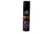 MTS SATIN BLACK SPRAY PAINT 300ML