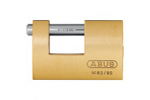 ABUS BRASS INSURANCE SINGLE BLISTER PADLOCK 90MM