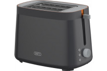 TOASTER 2 SLICE GREY DEFY