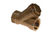 STRAINER BRASS Y-TYPE WITH STAINLESS STEEL SCREEN FXF 40MM STRAINER