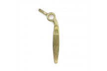 BOLTFIX LEFT HANDED WINDOW HANDLE YELLOW ZINC PLATED ECONO HARD.