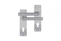 HANDLE LEVER VERONA  HANC-06016BL CYLINDER 6\"  SS304