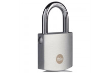 YALE SATIN CHROME PADLOCK 40MM